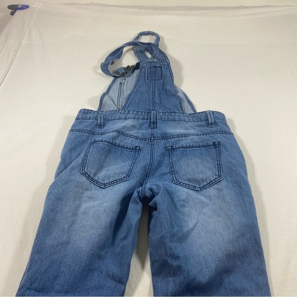 Overalls KK Kardashian Kollection Jumper Overalls Jeans women’s 6 distressed hem - Picture 5 of 11